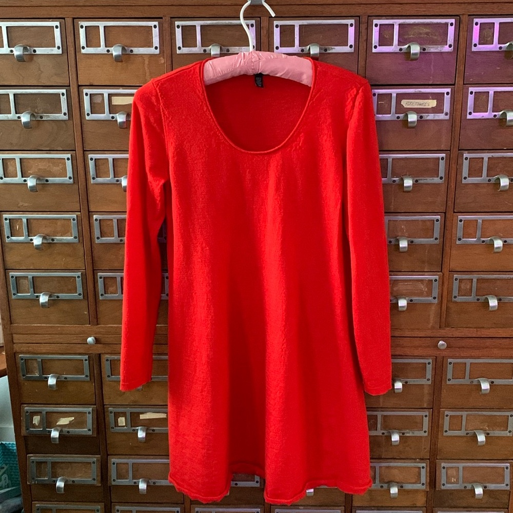 Eileen Fisher Dress Knit Sweater Size Small